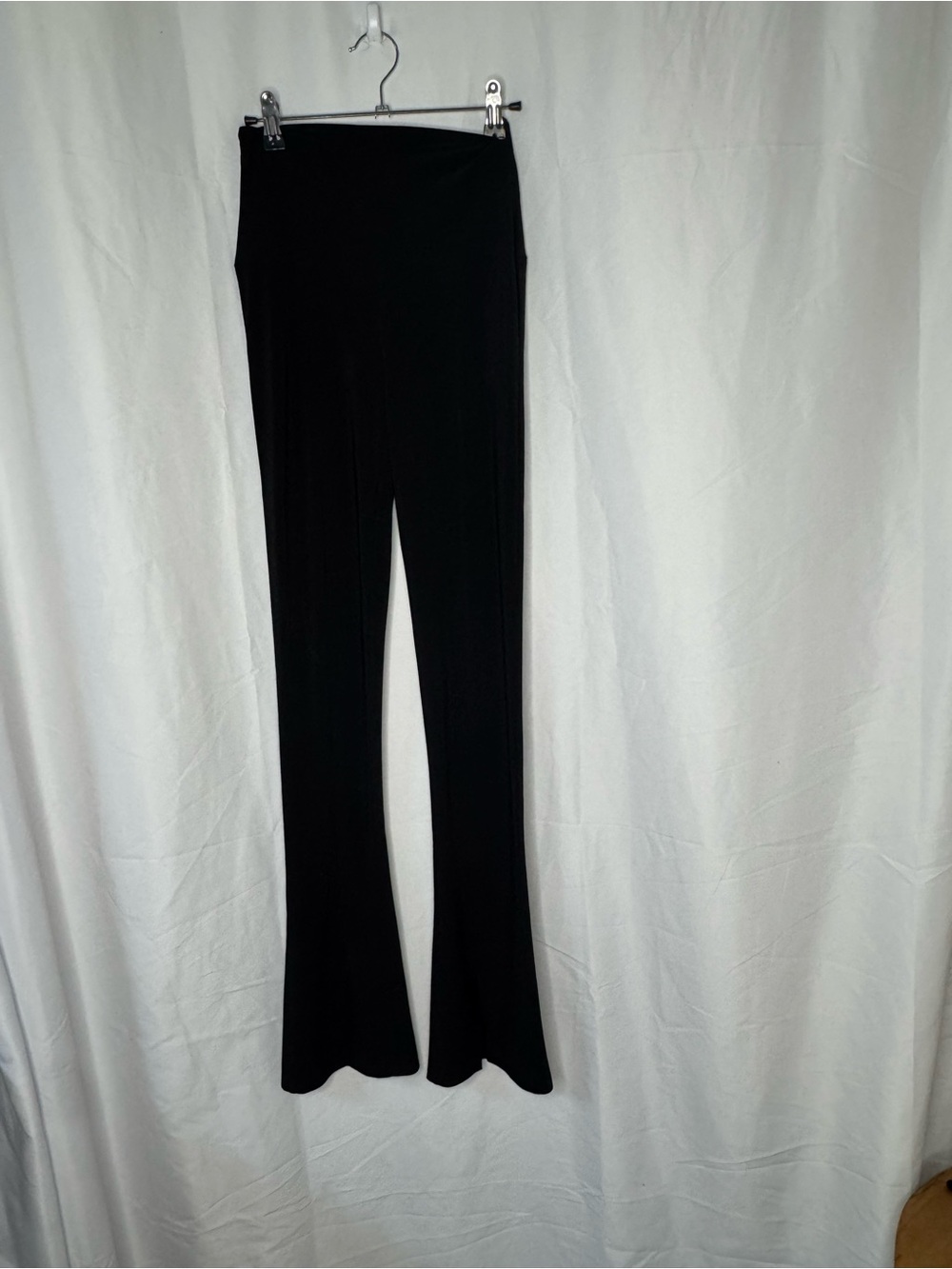 Norma Kamali Black Flare Pants